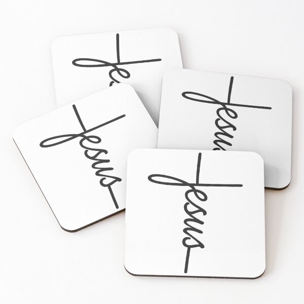 Item preview, Handwritten "Jesus" Cross Calligraphy Logo designed and sold by AFernandesDSG.