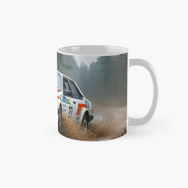 Item preview, Vintage Rally Car Splashing in Forest designed and sold by CarRends.