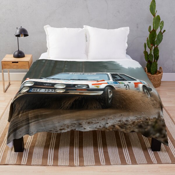 Item preview, Vintage Rally Car Splashing in Forest designed and sold by CarRends.