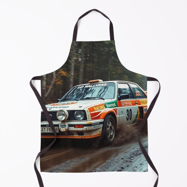 Item preview, Retro Rally Car in Motion Through Woods designed and sold by CarRends.