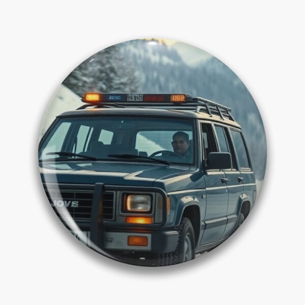 Item preview, 4x4 SUV Climbing Through Alpine Snow designed and sold by CarRends.
