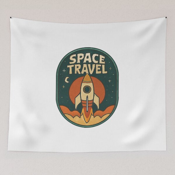 Item preview, Retro Space Travel Adventure designed and sold by FBA.