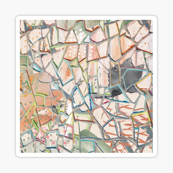 Item preview, Abstract mosaic designed and sold by GasconyPassion.