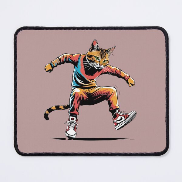 Item preview, Breakdancing Cat in Sneakers – Cool Urban Street Style Cartoon designed and sold by ColorSplash123.