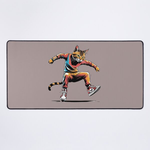 Item preview, Breakdancing Cat in Sneakers – Cool Urban Street Style Cartoon designed and sold by ColorSplash123.