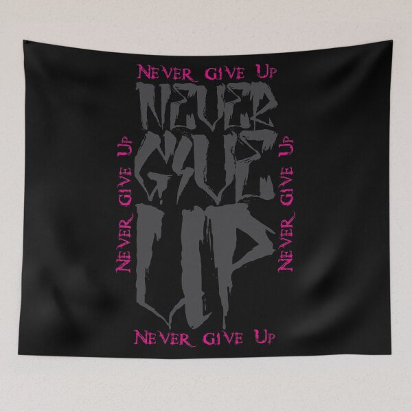 Item preview, Badass Motivational Words | Never Give Up designed and sold by typoinspired.