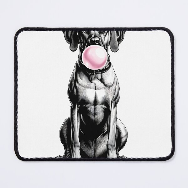 Item preview, Funny Rhodesian Ridgeback Bubble Gum Vintage Dog Mom Dad designed and sold by Kimberley King Art  King Art.