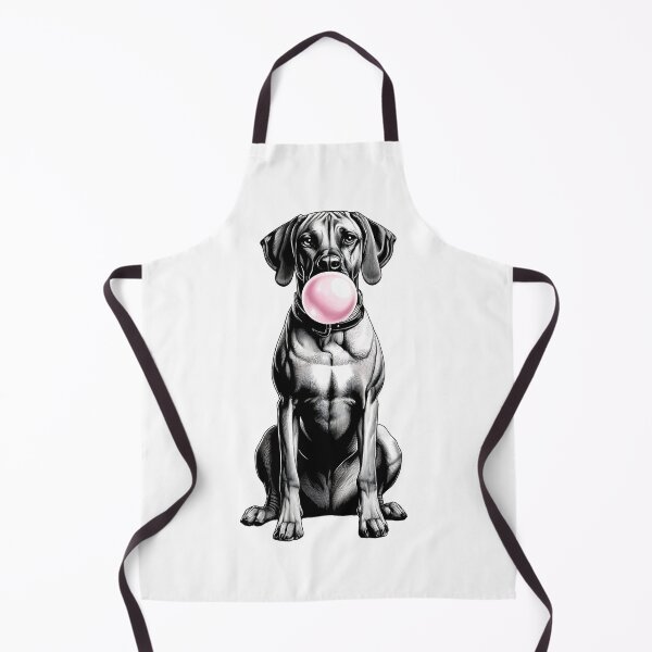 Item preview, Funny Rhodesian Ridgeback Bubble Gum Vintage Dog Mom Dad designed and sold by Kimberley King Art King Art.