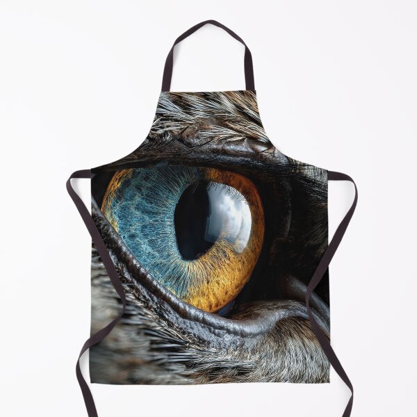 Item preview, Captivating Close-Up of a Majestic Owl's Eye designed and sold by jecphotography and art.