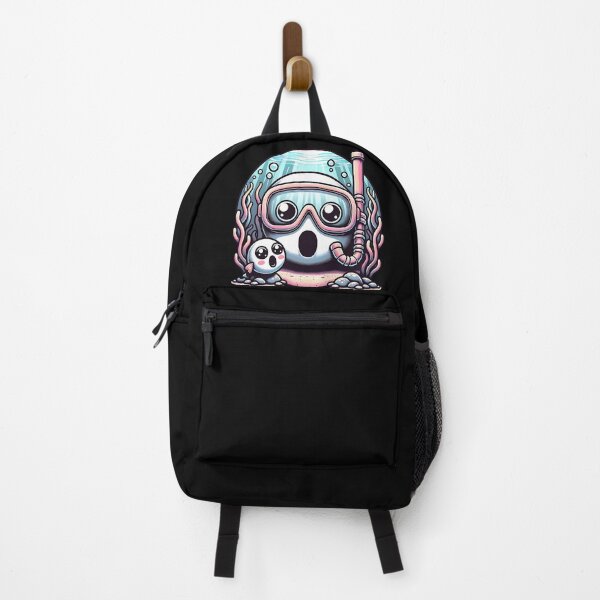 Item preview, Kawaii Diver Shock – Cute Underwater Snorkel Scene designed and sold by Fragy72.