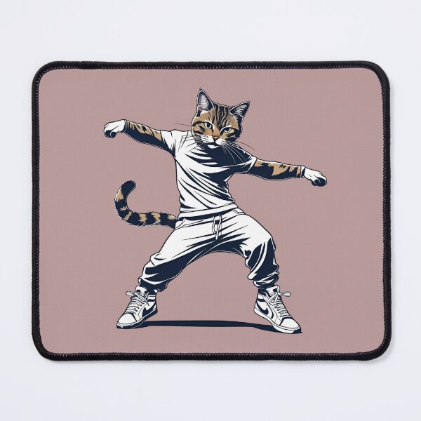 Item preview, Breakdancing Cat in Sneakers – Cool Urban Street Style Cartoon designed and sold by ColorSplash123.