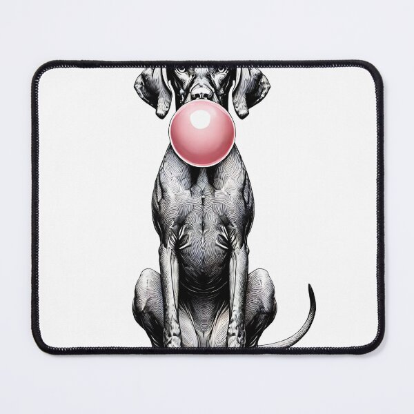 Item preview, Funny Vizsla Bubble Gum Vintage Dog Mom Dad designed and sold by Kimberley King Art King Art.