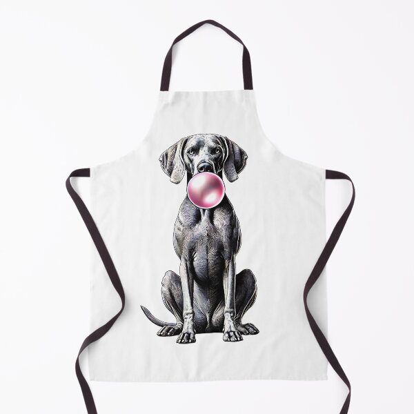 Item preview, Funny Weimaraner Bubble Gum Vintage Dog Mom Dad designed and sold by Kimberley King Art  King Art.