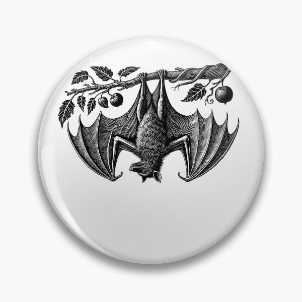 Item preview, Vintage Retro 90s Bat Dark Art designed and sold by Kimberley King Art  King Art.