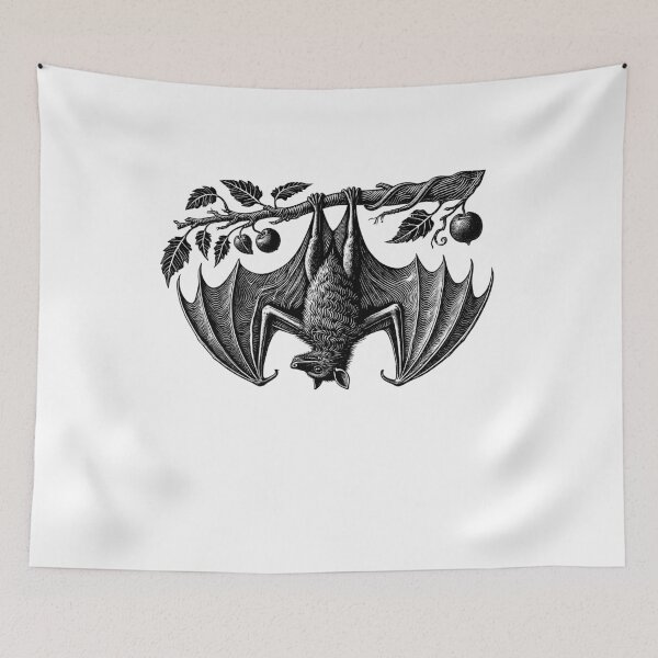 Item preview, Vintage Retro 90s Bat Dark Art designed and sold by Kimberley King Art  King Art.