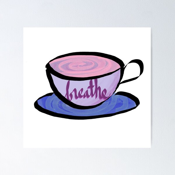 Item preview, Breathe Teacup designed and sold by SpiralMaiden.