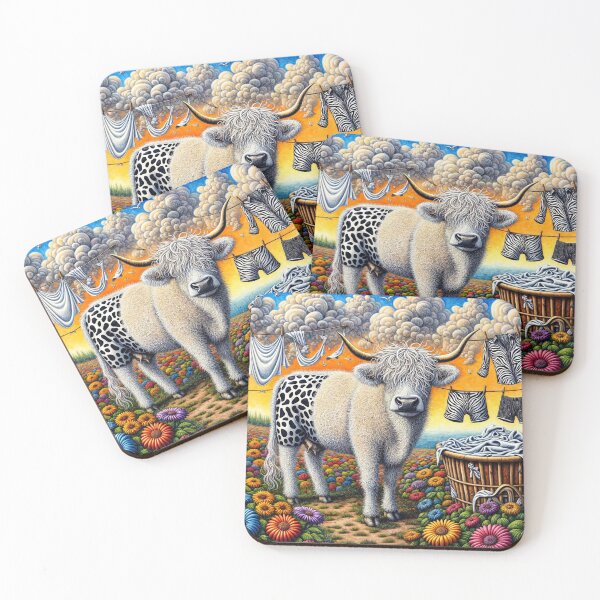 Item preview, Cow Doing the Washing designed and sold by M-Y-A-R-T-.