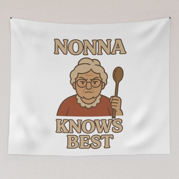Item preview, Nonna Knows Best Italian Grandma Family Wisdom Humor designed and sold by k3rstman1.