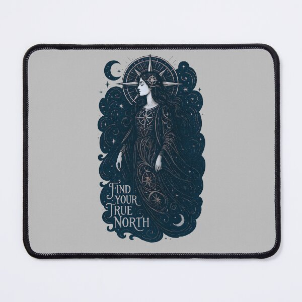Item preview, Find Your True North Celestial Compass Goddess Night Sky Design designed and sold by Shoot-The-Moon.