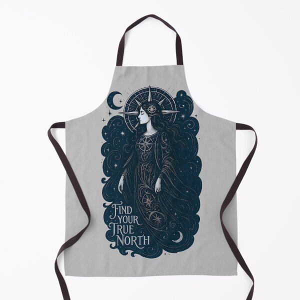 Item preview, Find Your True North Celestial Compass Goddess Night Sky Design designed and sold by Shoot-The-Moon.