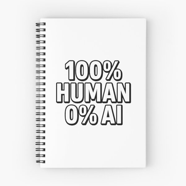 Item preview, 100% Human 0% AI – Bold Protest Statement Design designed and sold by MatvHelen.