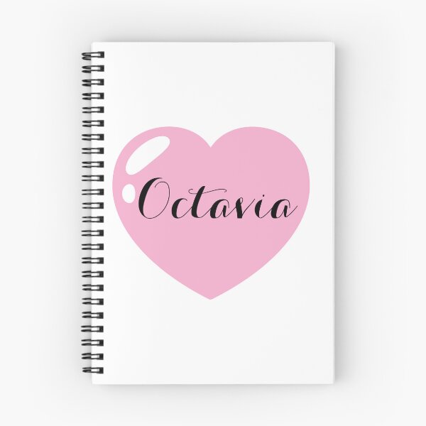 Item preview, Octavia Name with Pink Heart  designed and sold by Monika Howarth.