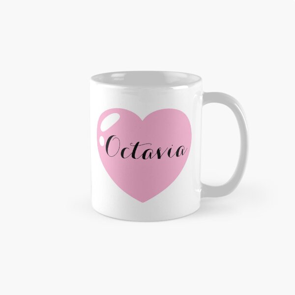 Item preview, Octavia Name with Pink Heart  designed and sold by Monika Howarth.