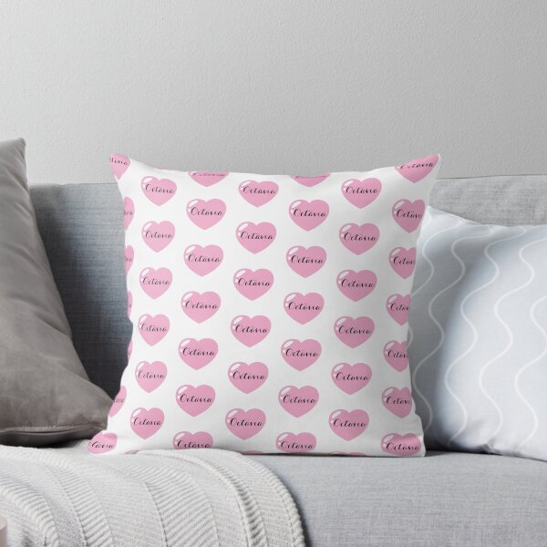 Item preview, Octavia Name with Pink Heart  designed and sold by Monika Howarth.