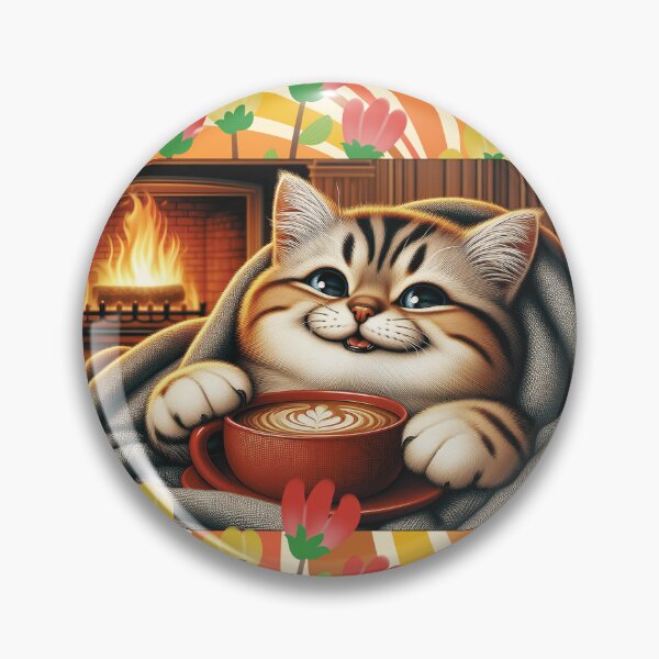 Item preview, Coffee Cat Cozy designed and sold by HappyHavenStu.