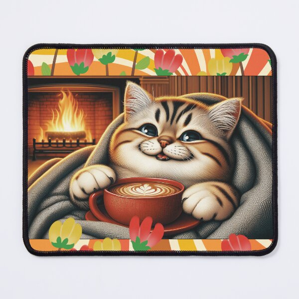 Item preview, Coffee Cat Cozy designed and sold by HappyHavenStu.