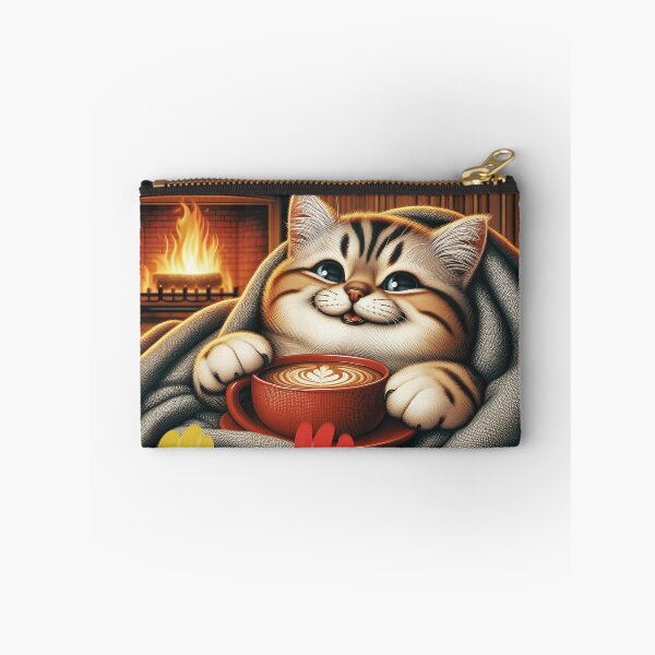 Item preview, Coffee Cat Cozy designed and sold by HappyHavenStu.