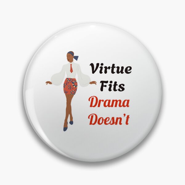 Item preview, Virtue Fits, Drama doesn't | Stoicism, Stoic Mindset designed and sold by LexaArtworks.