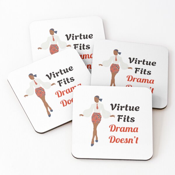Item preview, Virtue Fits, Drama doesn't | Stoicism, Stoic Mindset designed and sold by LexaArtworks.