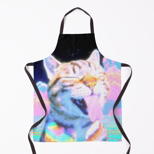 Item preview, Dreamy Vaporwave Cat designed and sold by ArcticxShop.
