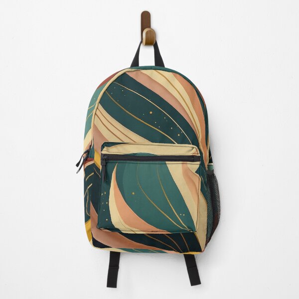 Item preview, Abstract Art Deco — retro-inspired curves and warm palette 4 designed and sold by Becky-Poppins.