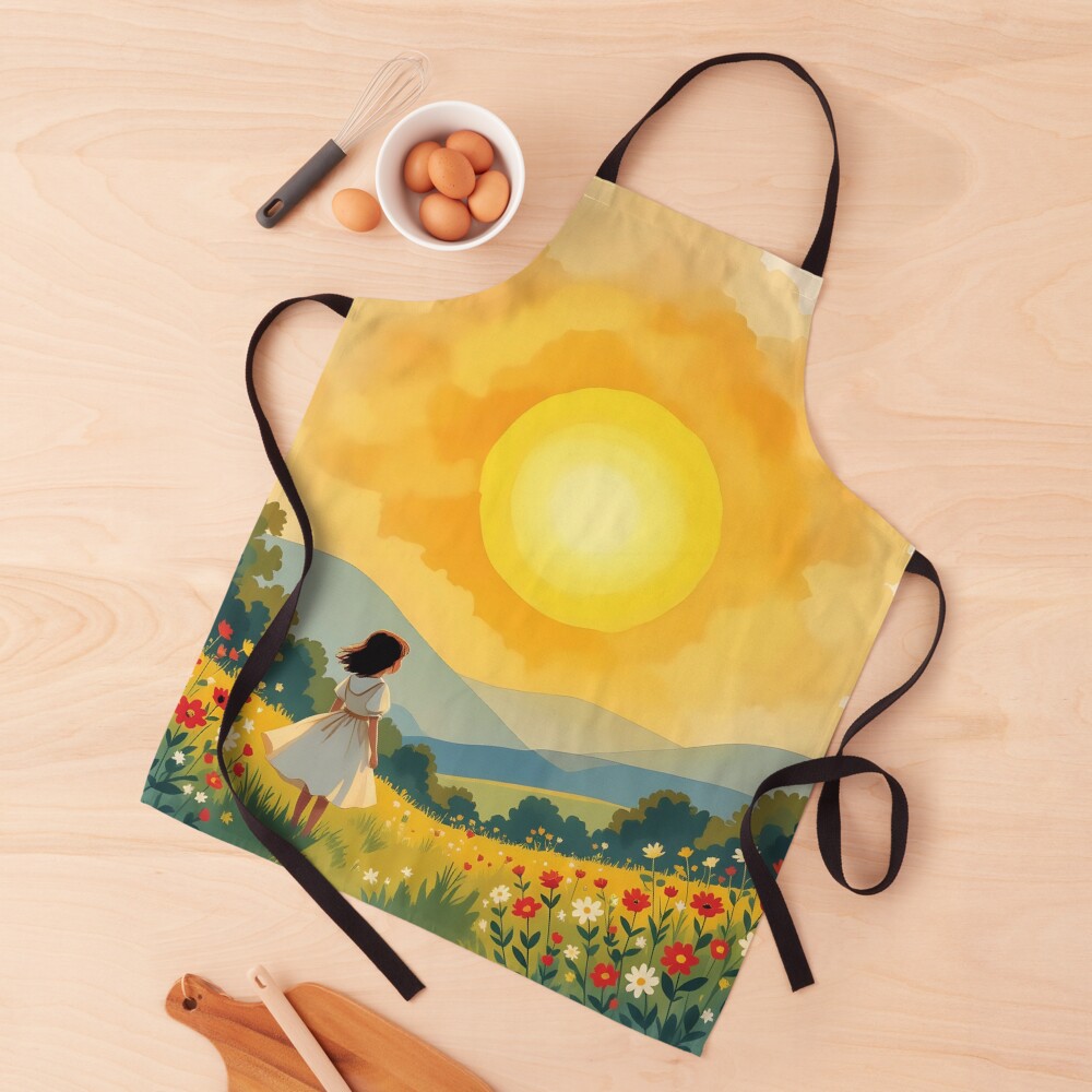 floral apron