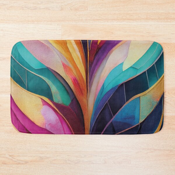 Item preview, Abstract Art Deco — retro-inspired delicate curves designed and sold by Becky-Poppins.