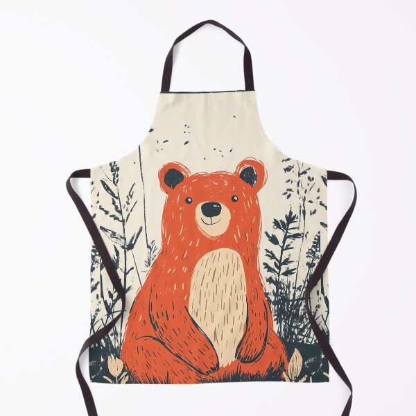 Item preview, Warm Portrait of a Teddy Bear designed and sold by MidArtForge.