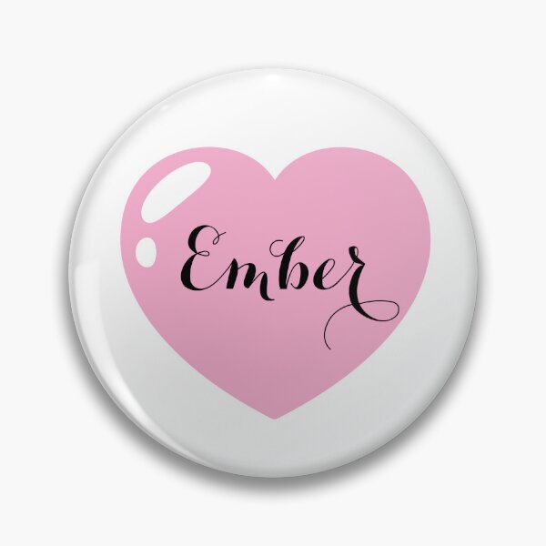 Item preview, Ember Name with Pink Heart  designed and sold by Monika Howarth.