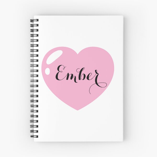 Item preview, Ember Name with Pink Heart  designed and sold by Artbymonika.