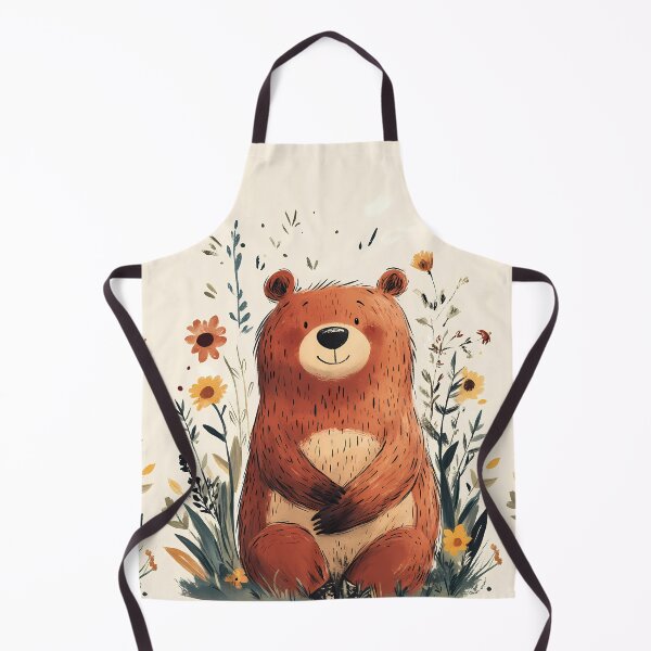 Item preview, Warm Portrait of a Teddy Bear designed and sold by MidArtForge.