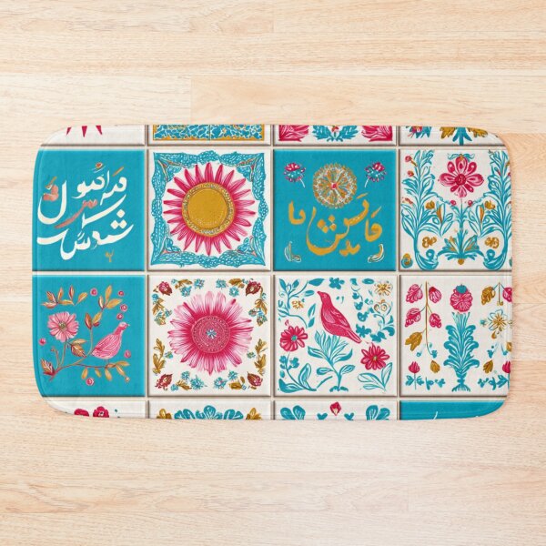 Item preview, Set Of 16 Middle East Islamic Ceramic Design designed and sold by GrinGalore.
