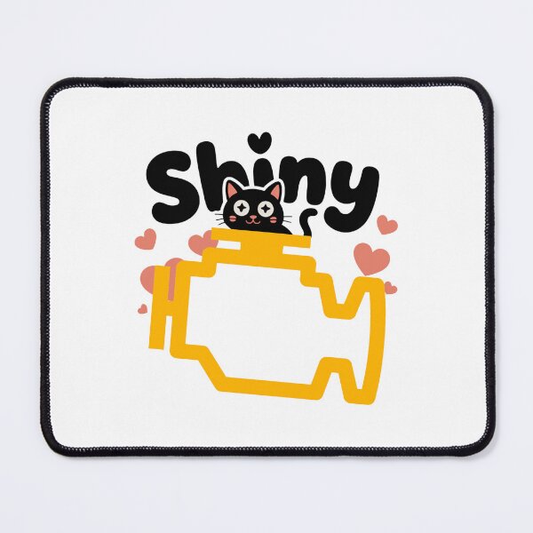 Item preview, Shiny Cat Check Engine Light Meme designed and sold by MonkiFlipp.