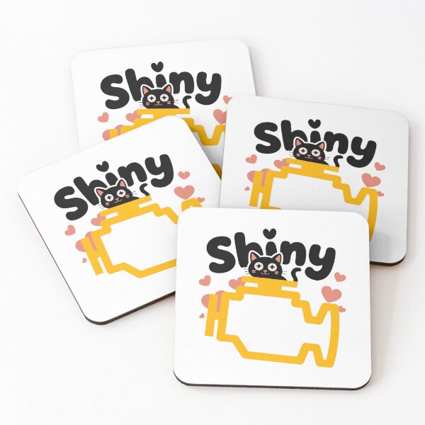 Item preview, Shiny Cat Check Engine Light Meme designed and sold by MonkiFlipp.