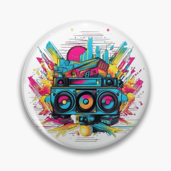 Item preview, Old School Music Machine – Colorful Retro Style designed and sold by Kliff World.