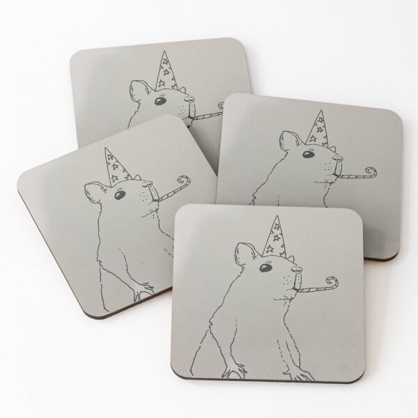 Item preview, Party pooper rat  designed and sold by PartyRatCo.