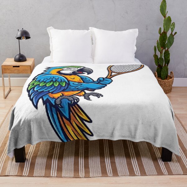 Item preview, Macaw tennis player designed and sold by likbatonboot.