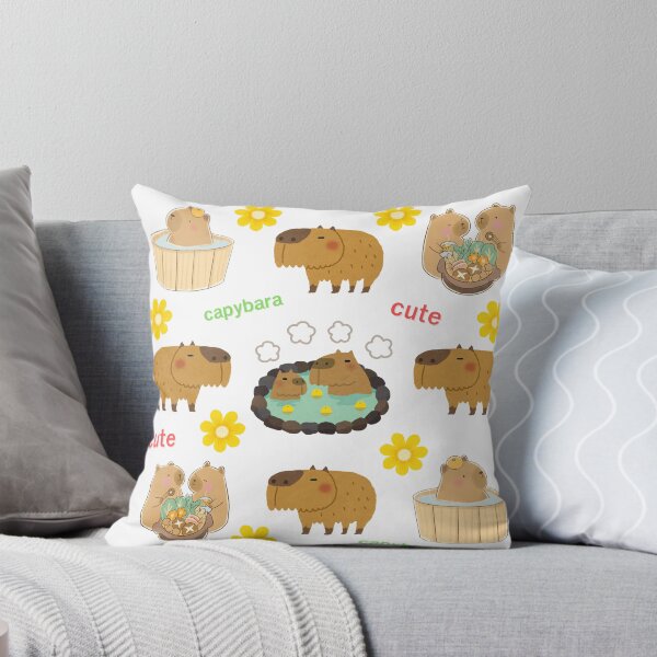 Item preview, capybaras so cute catoon kawaii designed and sold by Nimkaew.