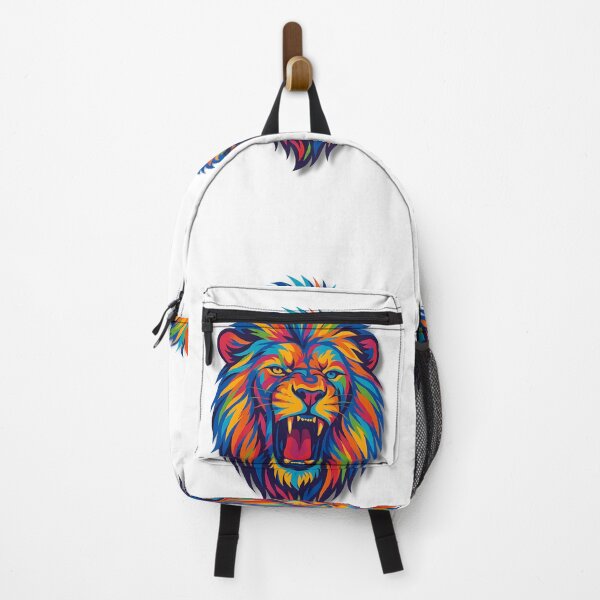 Item preview, COLORFUL PAINTED LION ROARS designed and sold by infinitearte.