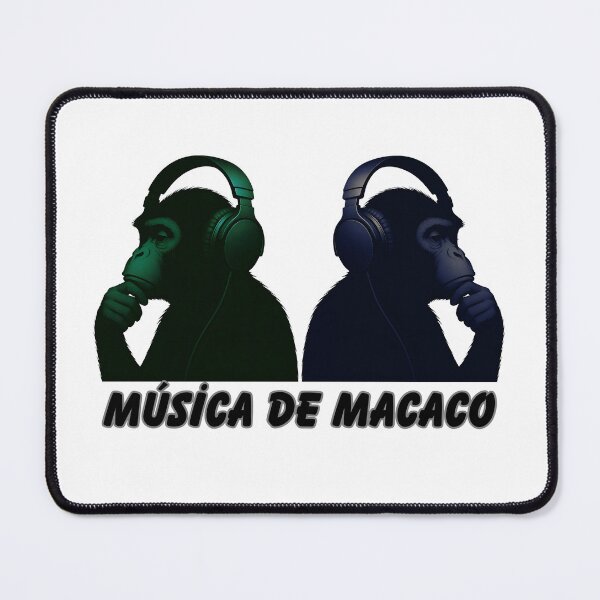 Item preview, Cool Monkey Jams – Funky Animal Headphone Music Art designed and sold by Psycho-Crazy.
